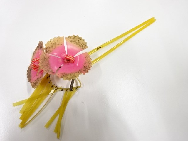 アンティーク　セルロイド　びらびら簪